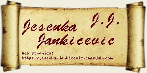 Jesenka Jankićević vizit kartica